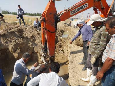 رفع اتفاقات خط انتقال اصلی آب شهر مرودشت از سد درود زن در کوتاه ترین زمان  image 3